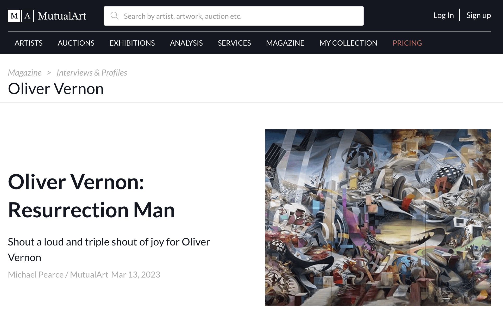 Oliver Vernon: Resurrection Man