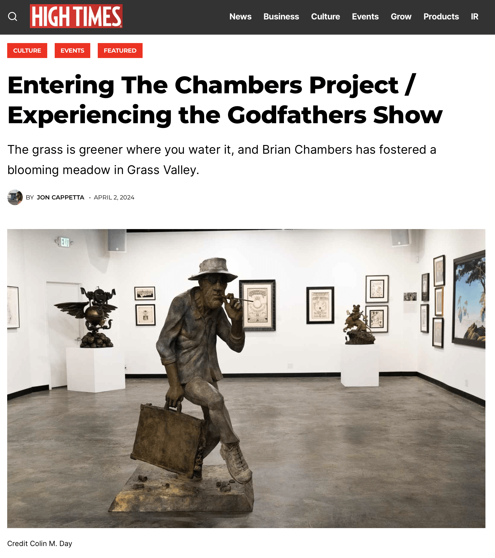 Entering The Chambers Project / Experiencing the Godfathers Show